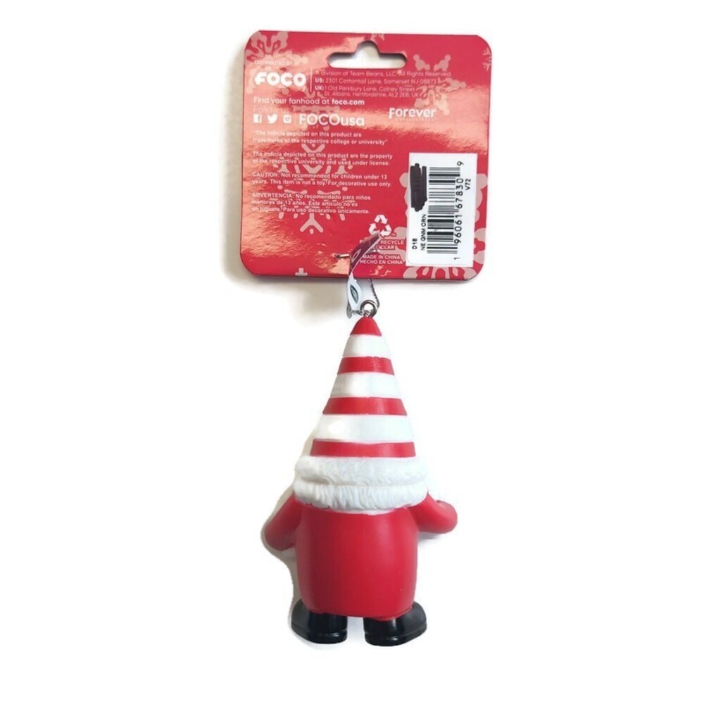 FOCO Team Christmas Tree Ornament Nebraska Cornhuskers Gnome Sweet Gnome - Picture 3 of 3